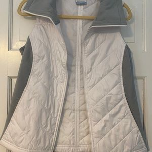 Women's Columbia Vest White Size Small